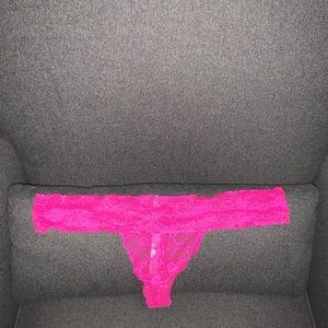 NWOT Lacey, Hot Pink Extra Low rise thong